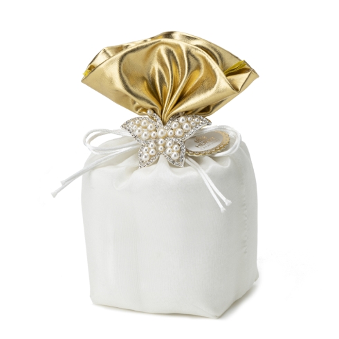 Hervit  SACCHETTO TAFFETA' ROYAL X'MAS 8X8X19CM